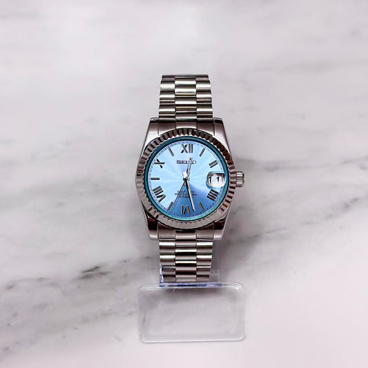 CP Seiko Presidential Platinum Blue Dial