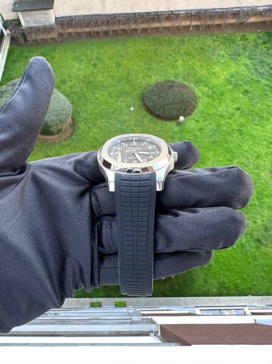 Seikonaut Black Dial Black Rubber