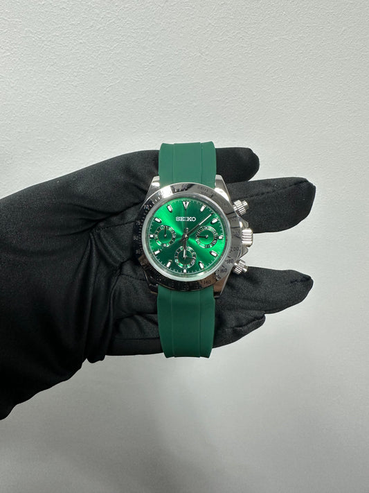 CP Seiko Dayto Chronograph Green