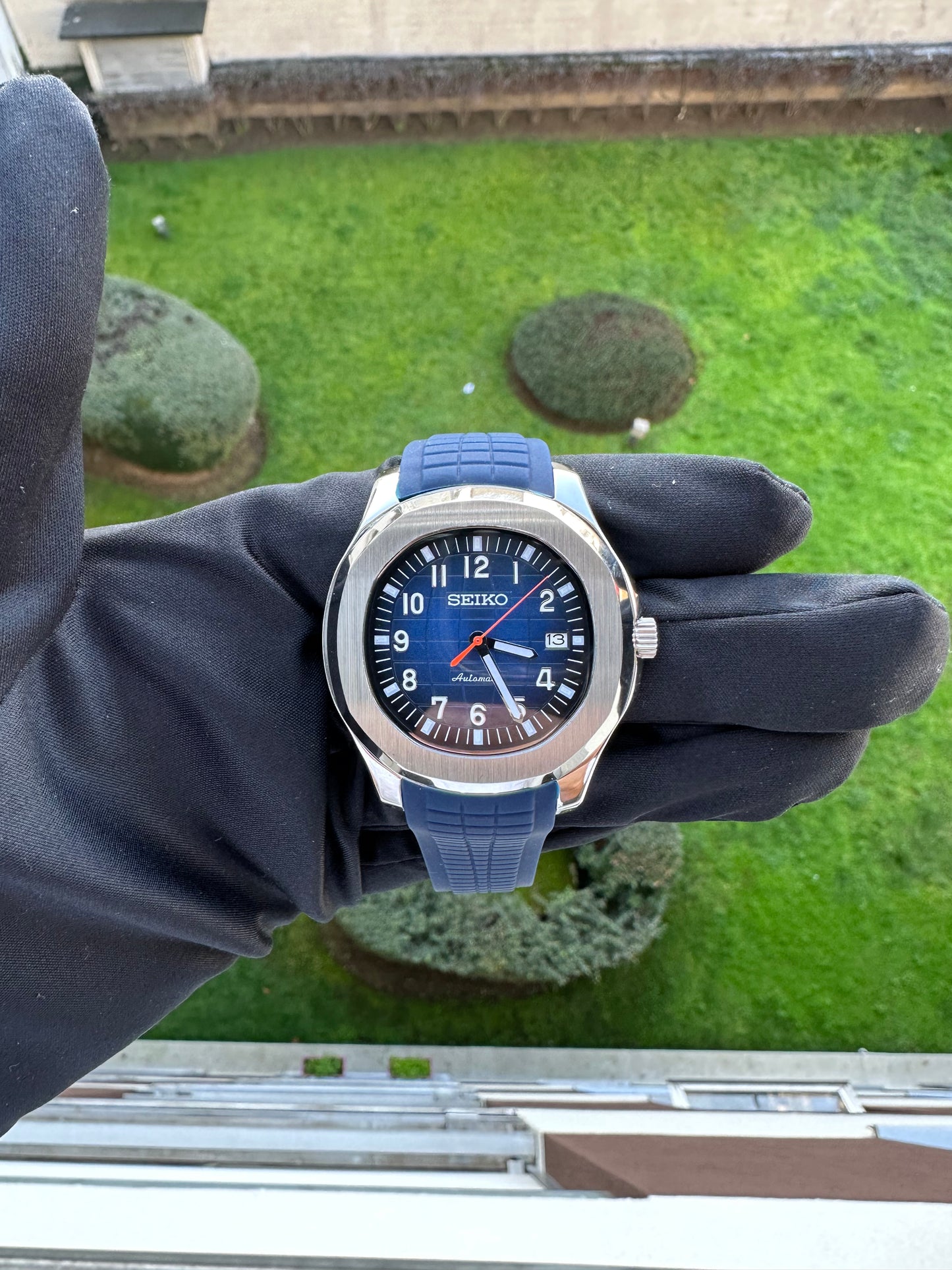 Seikonaut Blue Dial Blue Rubber